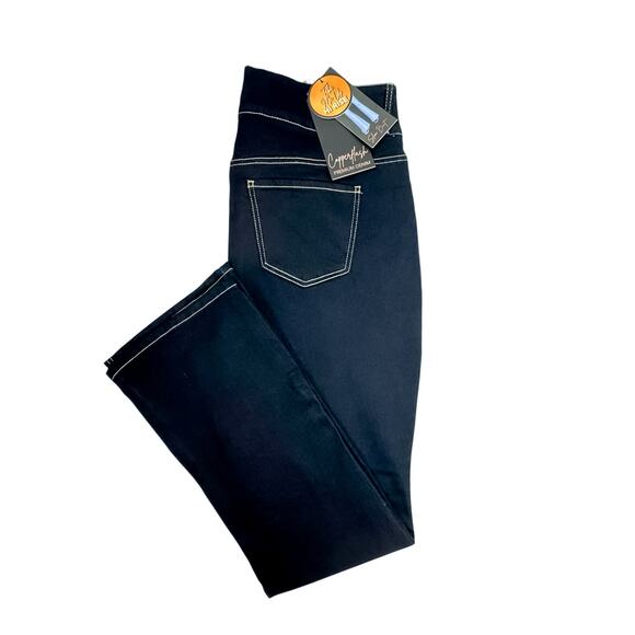 Copper Flash Plus Size Slim Bootcut Jeans - Dark Wash - Size 12W - Picture 3 of 5